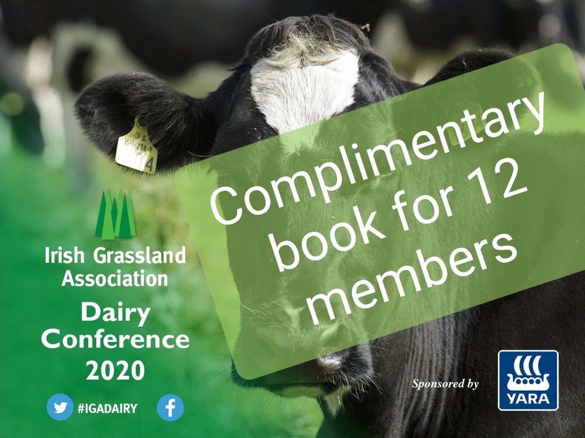 We've 12 complimentary proceedings booklets for 12 members (who didn't get to make our 2 days in Charleville). 

To qualify "retweet + type #igadairy" into the comments box below. (We will post to first 12). This is offer is for members ONLY. #igadairy <a href="/Yara_Ireland/">Yara Ireland</a>