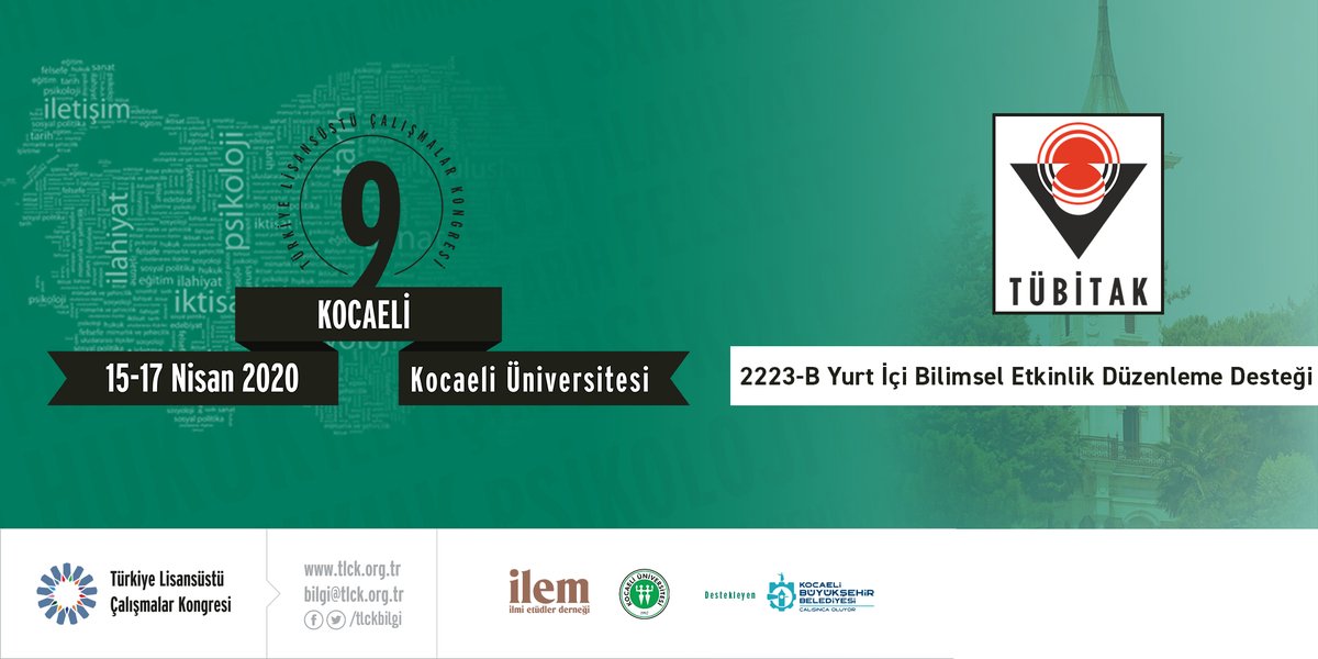 9. Türkiye Lisansüstü Çalışmalar Kongresi'ne <a href="/Tubitak/">TÜBİTAK</a>'tan Destek! 

9. TLÇK (<a href="/tlckbilgi/">TLÇK</a>),  TÜBİTAK Yurt İçi Bilimsel Etkinlik Düzenleme Desteği Programına başvurusu kabul edildi ve desteklenmeye başladı.