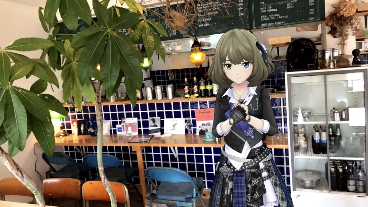 イワナギ Airの聖地にポスター製作中 高垣楓p向け情報 追記 楓荘 の内装はおしゃれで南国な雰囲気でした ゲストハウスとカフェが併設されていて オリジナルパンケーキが絶品でした 高垣楓 デレマスar 和歌山カフェ 楓荘 カフェ