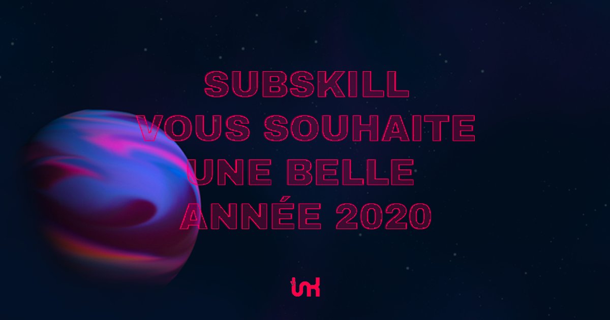 subskill's tweet photo. @subskill  vous souhaite une belle année 2020 !
Découvrez notre carte de vœux : https://t.co/IMuJZYg773 https://t.co/OhJIOABF7Z