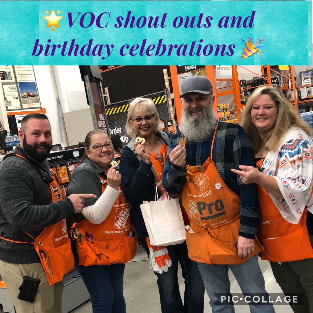 Celebrating our awesome associates! Vera, Brad, and Barb