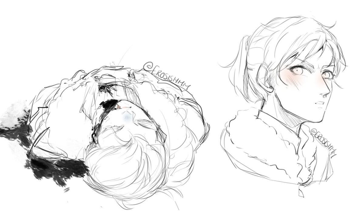 Erosismmm's tweet photo. Some quick Felix scribbles before bed
TW: #blood #implieddeath https://t.co/qKGEdzRfPs