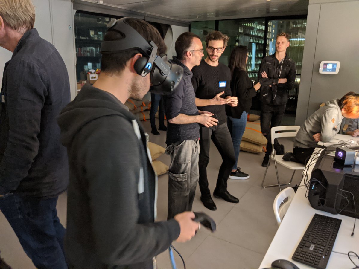 hardwarehacklab's tweet image. Last night #HardwareHackLab in #ThoughtWorks #BCN was pretty dope. Lots of people attended the meetup. Some groups formed around ongoing projects involving #VR, #Arduino and #robots.