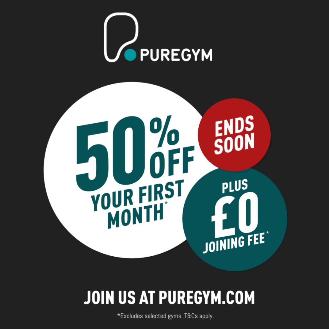 We are back on Twitter!! Start 2020 with an incredible offer of no joining fee and the first month half price! Offer ends soon!