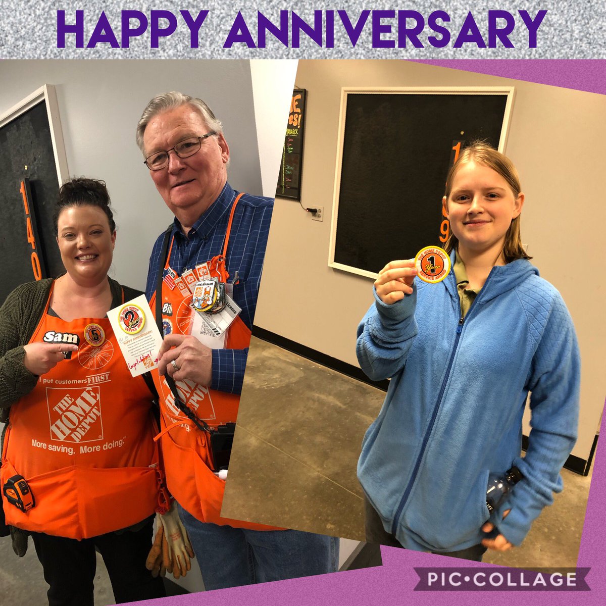Anniversary shout outs to Bill and Aleesa!!!