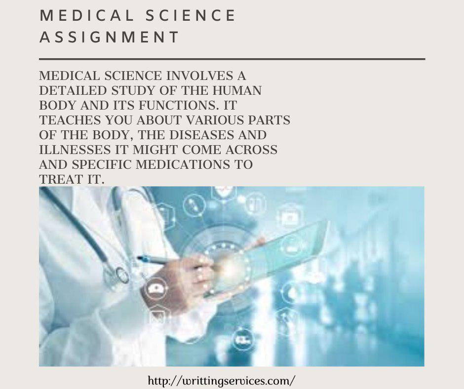 AssignmentServ3's tweet image. We have team of expert writers to provide assignment help for your projects.
Visit Our Website @ Writtingservices.com
#medicalscience #medicalscienceassignment #writingservice #writing  #writingtips #students #writingonline #submitassignment #bestassignment #bestassignment