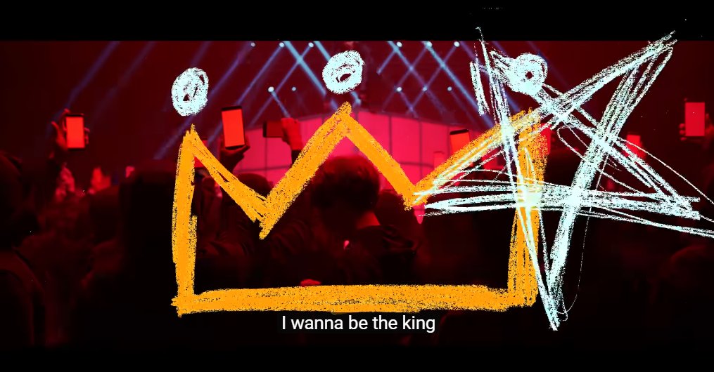 armyindonesiaa2's tweet image. Berikutnya adalah Basquait&apos;s Crowns. Meskipun ini mungkin sedikit berlebihan, motif yang digunakan, chaos, warna dan mungkin maksud dari gambar itu sendiri mungkin menceritakan kisah perjuangan yang serupa.  

@BTS_twt #InterludeShadow #AiTheory