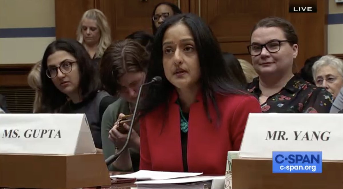 Vanita Gupta testifies on the 2020 Census