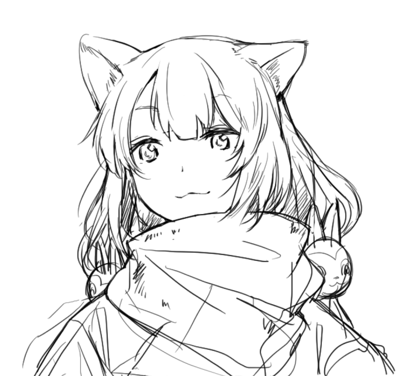 息抜き落書き。戌亥どんどん好きになる 
