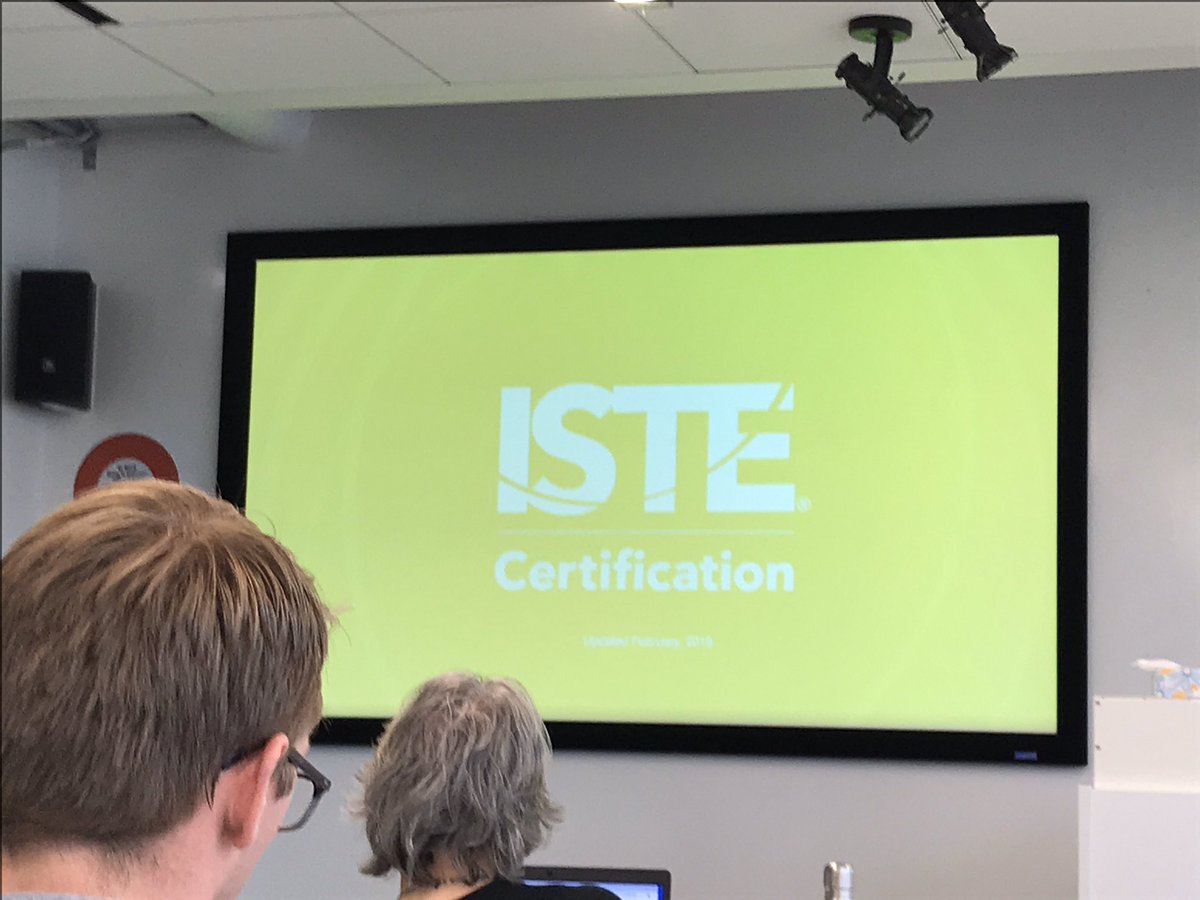 Day 1 of my ISTE certification journey!