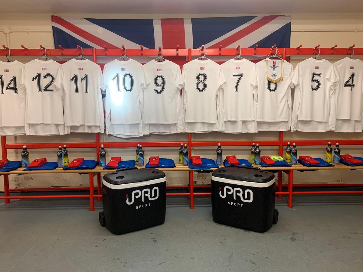 UKAFWomen's tweet photo. Game day 🇬🇧 vs @PompeyWomen Thanks to @PHDockyard for the HMS Victory tour for @UKAFWomen.  The squad will be lead by @RAFLadiesFC @cat_bea. Continuing #healthyhydration throughout the day thanks to @iProHydrate #3teamsasone @NavyFootball1 @Armyfa1888 @RAFFootball @BFBS_Sport https://t.co/VqHKXoV4NY