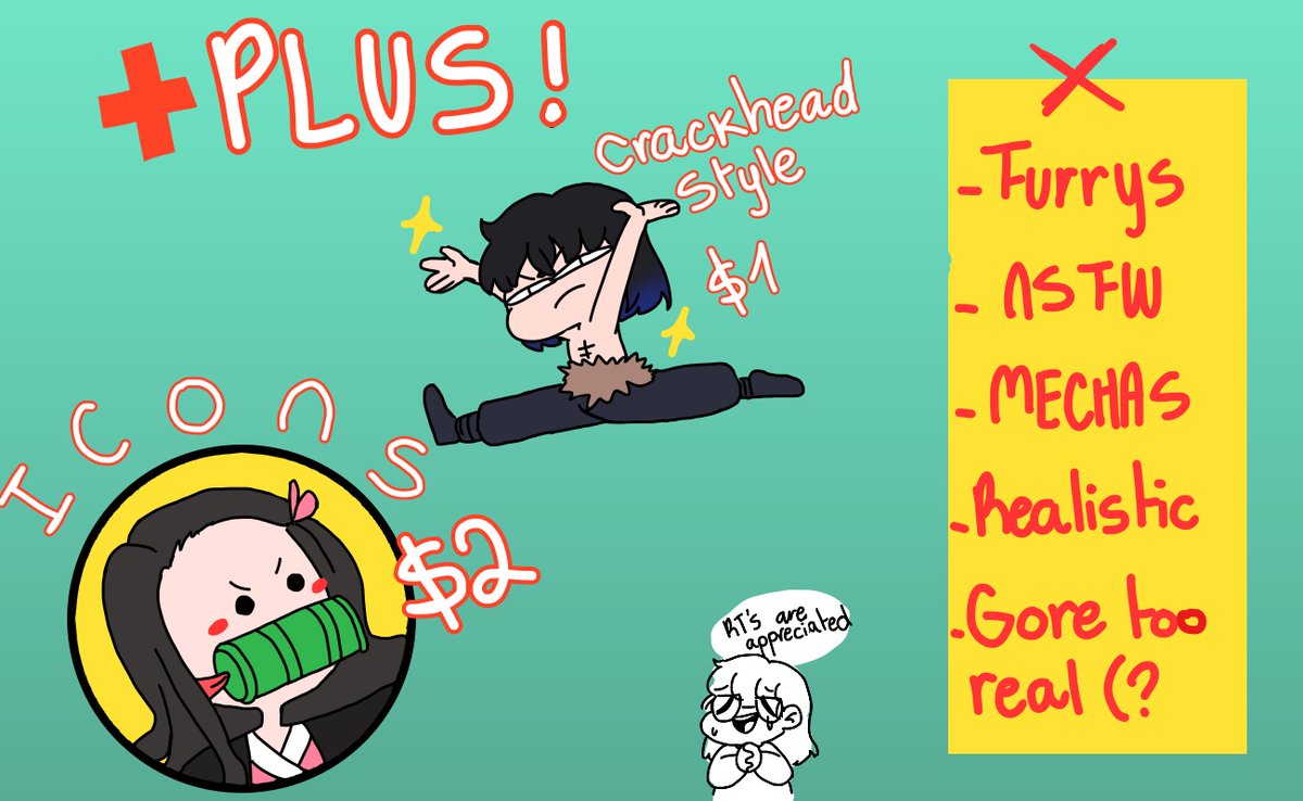 mefuideaca_aaa's tweet photo. ✨✨COMISSIONS ARE OPEN✨✨
por más preguntas o si están interesados pueden hablarme al MD
es la primera vez que hago algo así, ténganme paciencia porfis ;;❤️
🌱LOS RT´S SON APRECIADICIMOS 🌱
#Comissions #art #kny #demonslayer #drawings #draw https://t.co/iSx3ACO3mR