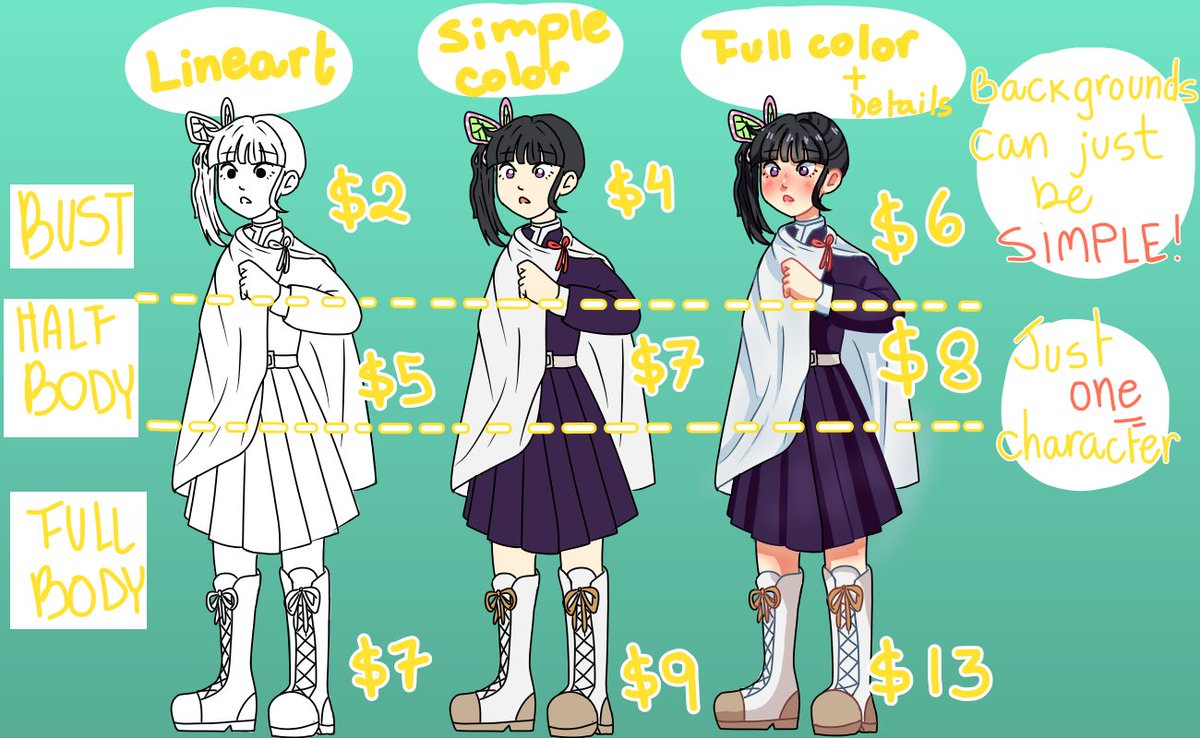 mefuideaca_aaa's tweet photo. ✨✨COMISSIONS ARE OPEN✨✨
por más preguntas o si están interesados pueden hablarme al MD
es la primera vez que hago algo así, ténganme paciencia porfis ;;❤️
🌱LOS RT´S SON APRECIADICIMOS 🌱
#Comissions #art #kny #demonslayer #drawings #draw https://t.co/iSx3ACO3mR