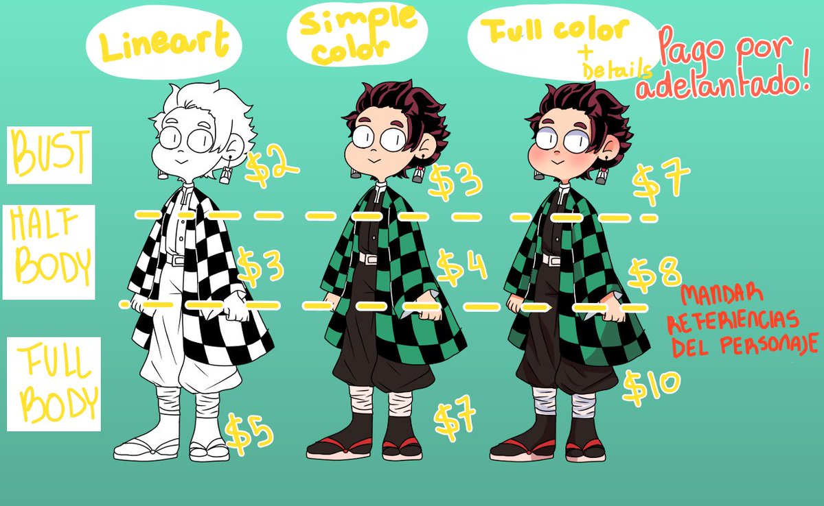 mefuideaca_aaa's tweet photo. ✨✨COMISSIONS ARE OPEN✨✨
por más preguntas o si están interesados pueden hablarme al MD
es la primera vez que hago algo así, ténganme paciencia porfis ;;❤️
🌱LOS RT´S SON APRECIADICIMOS 🌱
#Comissions #art #kny #demonslayer #drawings #draw https://t.co/iSx3ACO3mR