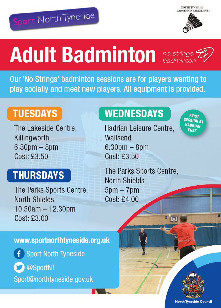 North Tyneside Badminton Partnership tweet media