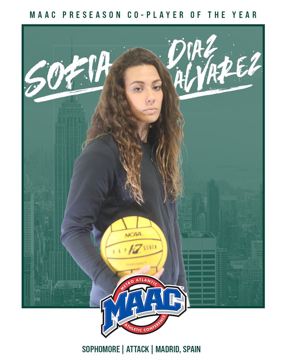 WagnerAthletics's tweet photo. Sofia Diaz Alvarez has been named MAAC Preseason Co-Player of the Year!! 🤽‍♀️ https://t.co/0j81oAmwQk