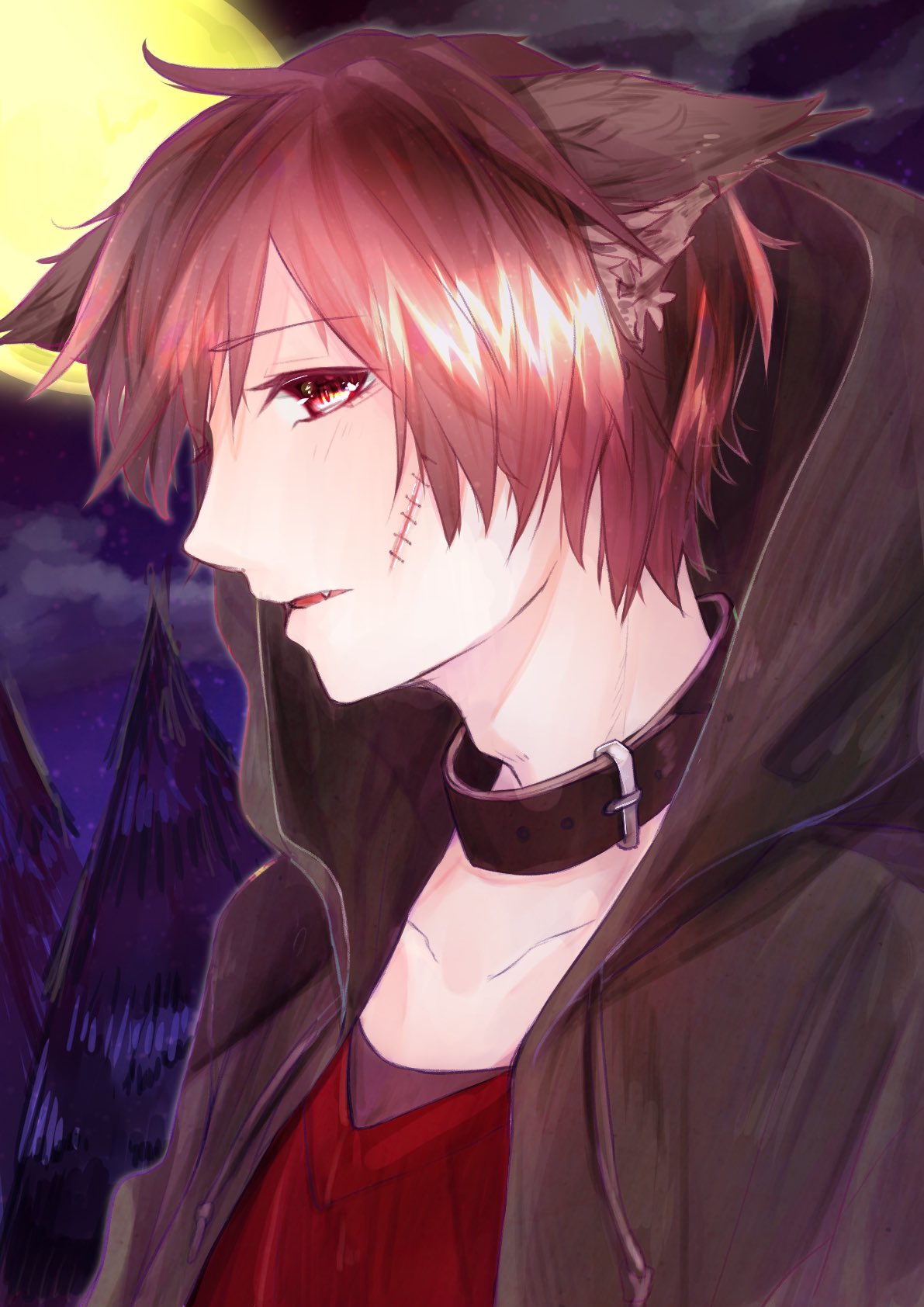 ちょべりば イラスト 過去絵 男の子 オリジナル オオカミ男 狼男 フリーアイコン T Co Nmsulrvtlr Twitter