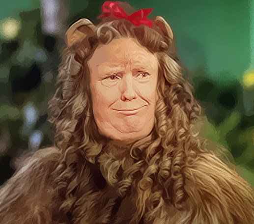 Persian2020's tweet photo. @realDonaldTrump 👉👉👉The Cowardly Lion😹😹😹
🚀🚀🚀🚀🚀🚀🚀🚀🚀🚀🚀🚀🚀
#Hard_revenge
#IranVSAmerica 
#IranAttacks https://t.co/02WYO8IH0B