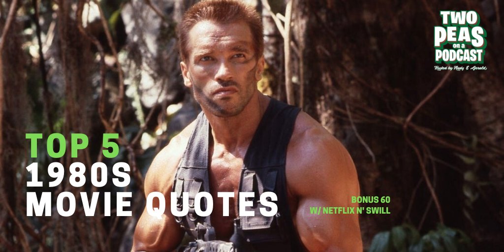 🚨NEW!🚨 GET TO THE PODCAST!!! Caleb from @NetflixNSwill  joined me. We countdown and discuss our #Top5 Movie Quotes of the #1980s. #PodernFamily #UnderDogPods #FilmTwitter

🎧 Listen: linktr.ee/2peas