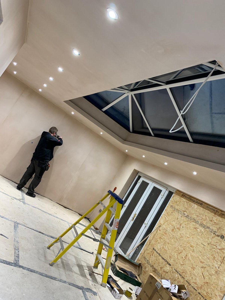WJElectrical's tweet photo. Conservatory revamp coming together. Just the LED around the lantern to be installed #led #electrician #wjelectrical https://t.co/o67DBFYqpa