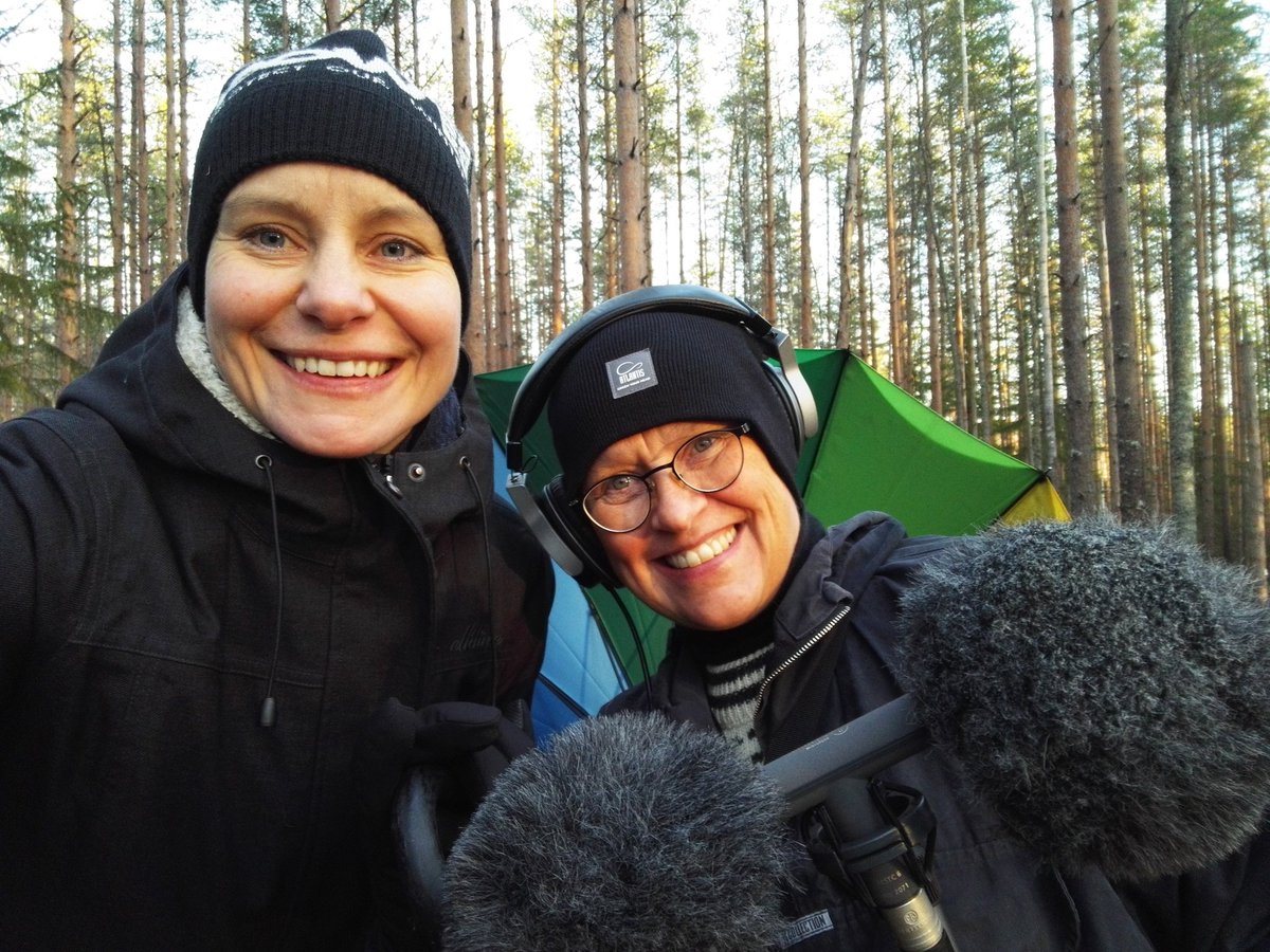 Mari Pihlatie (@maripihlatie) on Twitter photo Today's action <a href="/HyytialaHY/">Hyytiälä Forest Station</a> with an amazing artist Leena Häkkinen making a podcast on "secrets of a sleeping forest". Stay tuned for <a href="/INAR_fin/">INAR</a> <a href="/CH4_N2O_Forests/">CH4 & N2O cycles in forests</a> Today's action <a href="/HyytialaHY/">Hyytiälä Forest Station</a> with an amazing artist Leena Häkkinen making a podcast on "secrets of a sleeping forest". Stay tuned for <a href="/INAR_fin/">INAR</a> <a href="/CH4_N2O_Forests/">CH4 & N2O cycles in forests</a>