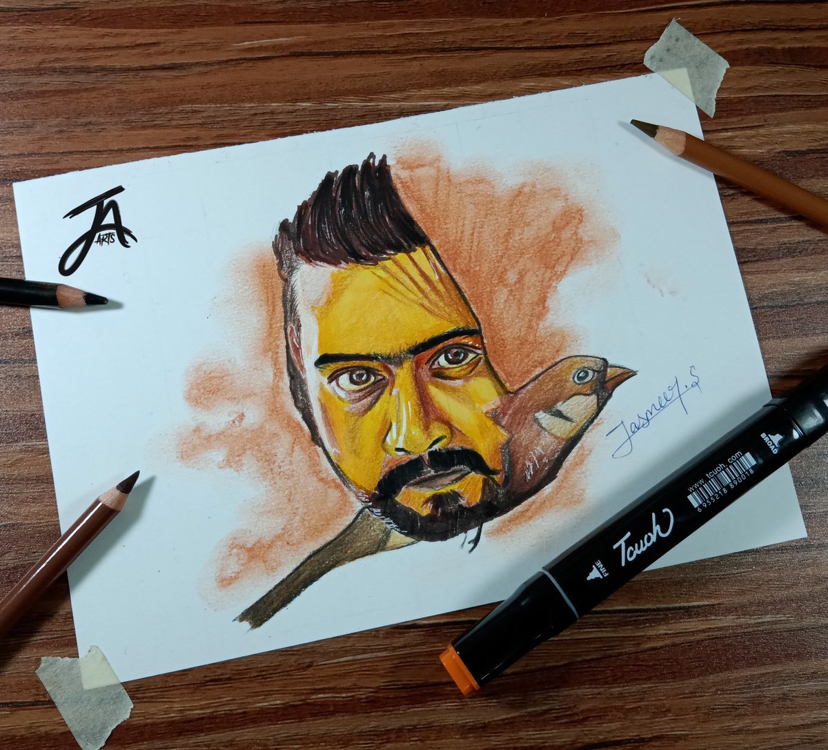 infojas13's tweet photo. Drawing of Soorarai Pottru Suriya 
Speed drawing video uploaded on our YouTube channel 👉 https://t.co/jwhLZCXrKS

@Suriya_offl

#SooraraiPotruteaser
#SooraraiPottruTeaserFromToday
#SooraraiPottruTeaser6Mviews #Suriya #Surya #tamilactor #jasmeerahamedarts #drawing #suriyadrawing https://t.co/LoUc5pG8sR