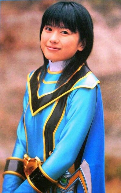 魔法戦隊マジレンジャー マジブルー 小津麗 うらら 甲斐麻美 直筆