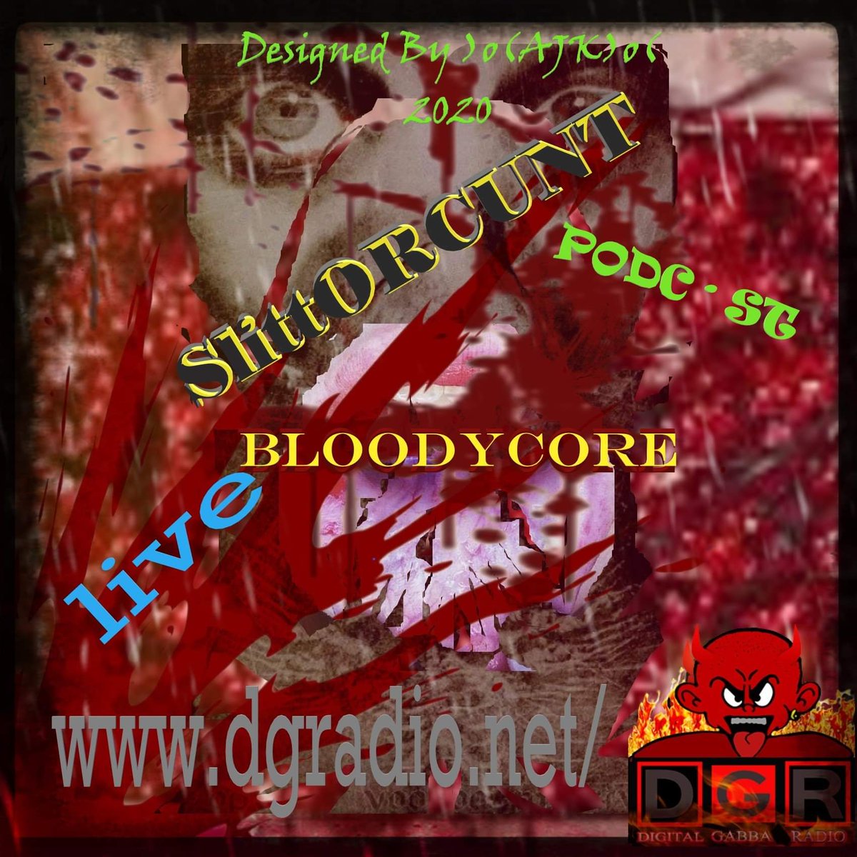 INDUSTRIALKNOX1's tweet photo. #SlittORCUNT Live Now #DGRadio #Breakcore #Splittercore #Noizecore #BrutalBeats https://t.co/zRVp5mLOgM