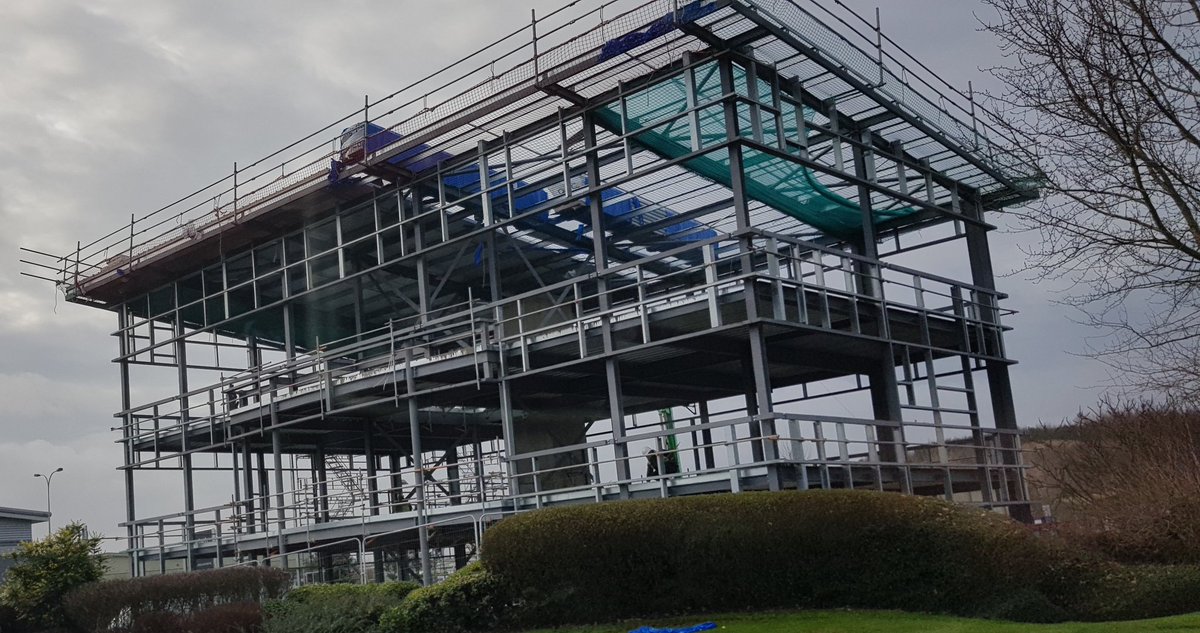 Despite grey skies, progress continues apace on our latest office development at <a href="/IMProps/">IM Properties</a> <a href="/birchcoppice/">BC Project</a> business park for <a href="/InstarmacGroup/">Instarmac Group plc</a> .
@Interclassgroup