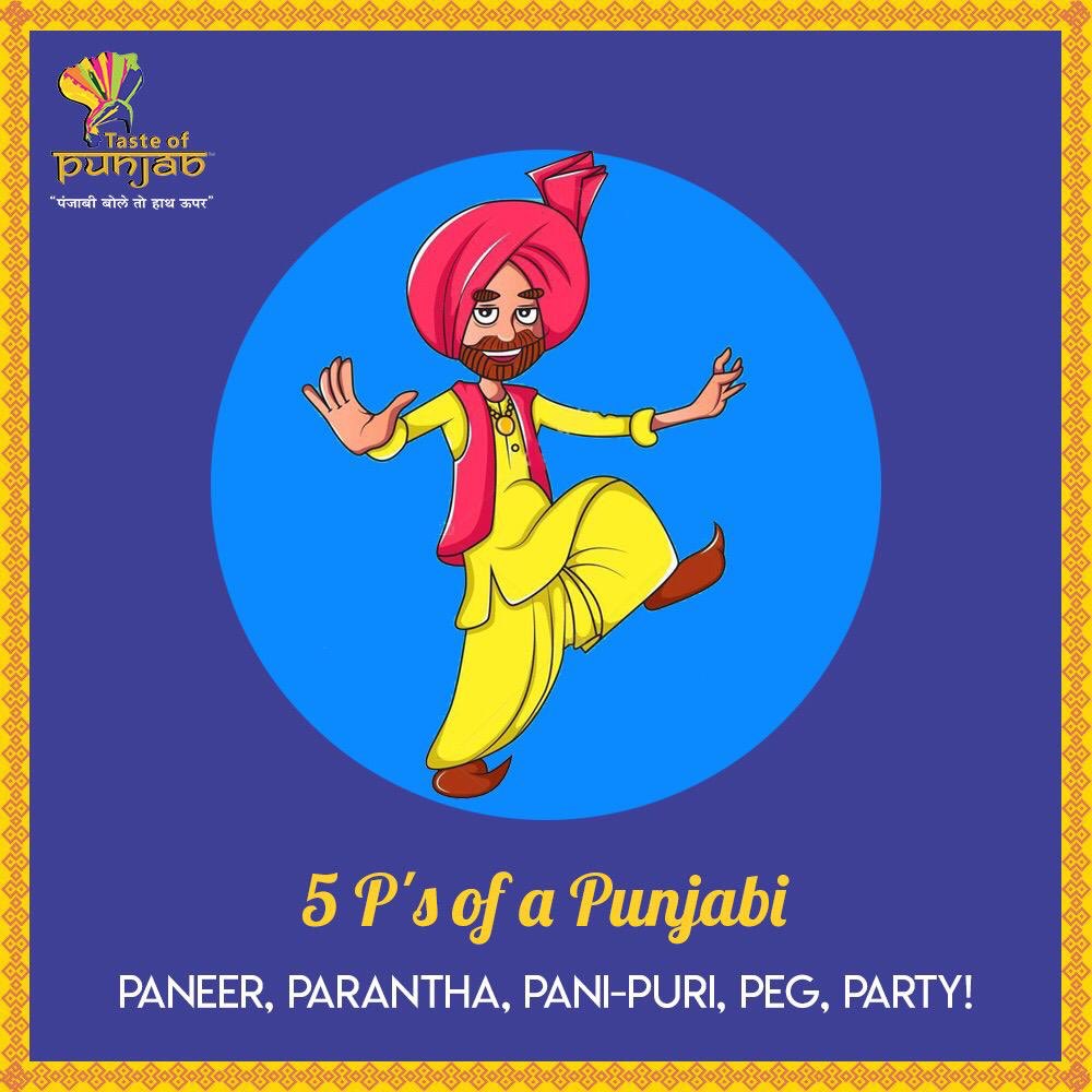 TOPunjab's tweet photo. Hit like if you’re a Punjabi and your life revolves around these precious P’s! https://t.co/s6zK8sp25X