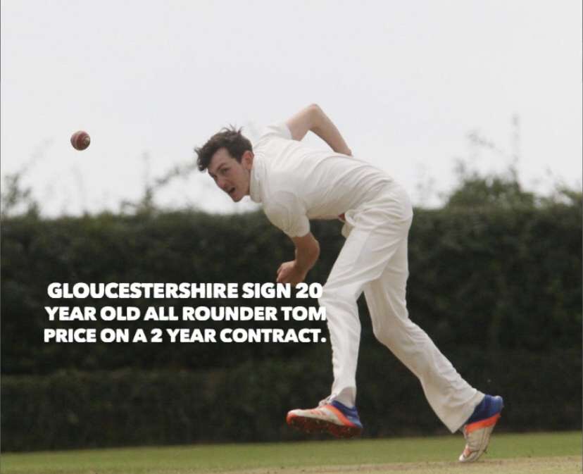 Gloucester have signed Tom Price on a 2 year contract. Happy GloucestershireCricket fans?
