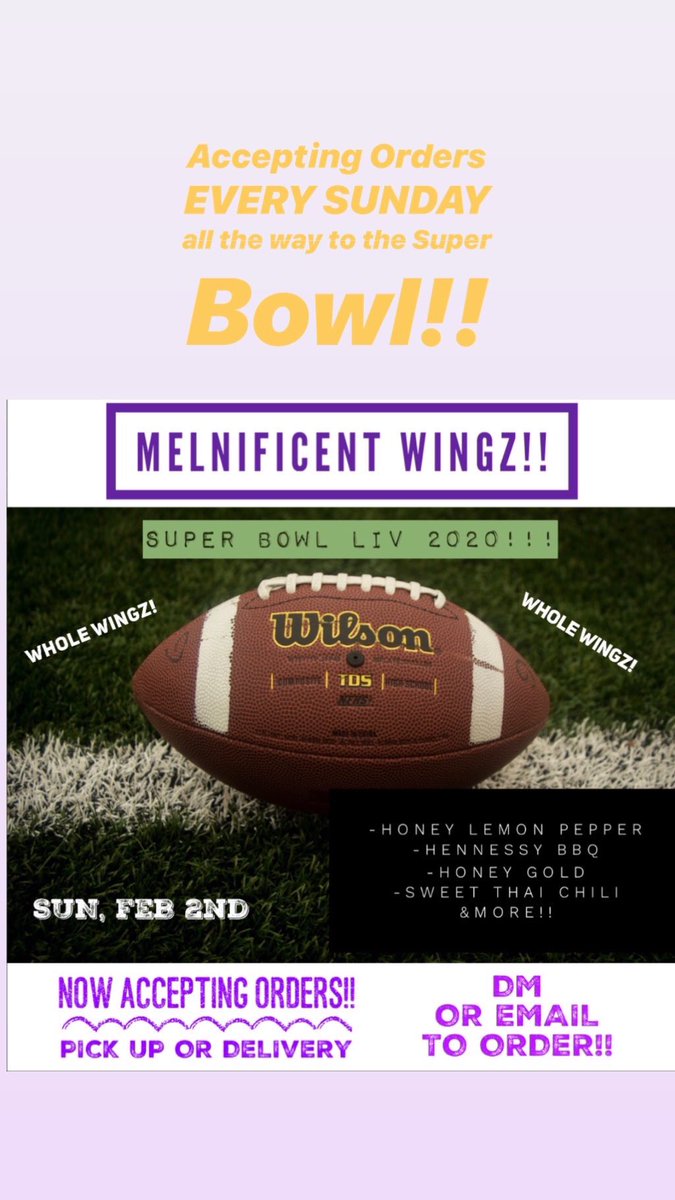 MELnificentFood's tweet photo. ACCEPTING WING ORDERS FOR SUPERBOWL!!! Visit my IG for more drooling pics!! https://t.co/dKbLUTAAk3 #la #laeats #bestwingsinla #wingjoint #wingspot #chickenwings #superbowl https://t.co/r7AVCwnRmg