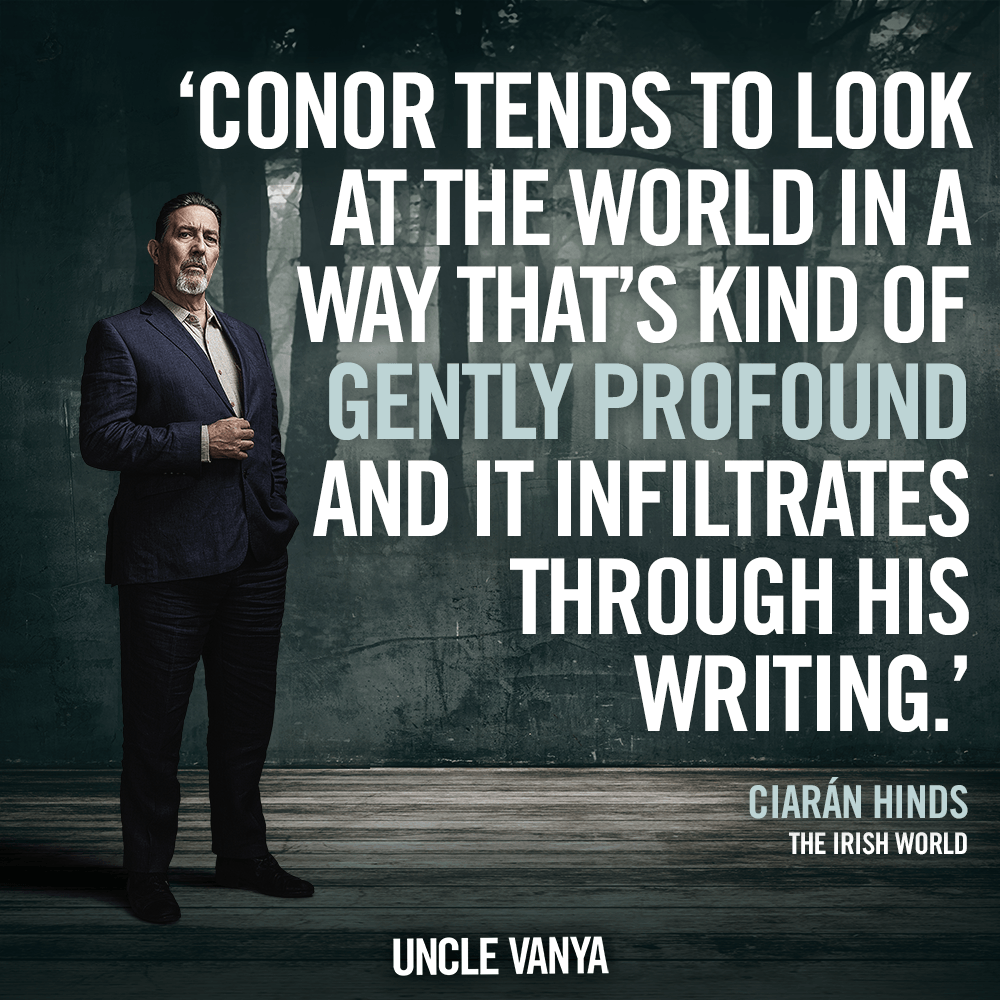 #UncleVanya marks five stage productions that #CiaránHinds has worked on with #ConorMcPherson. We are also five days away from opening the doors of the Harold Pinter Theatre.

Book your tickets now: unclevanyaplay.com