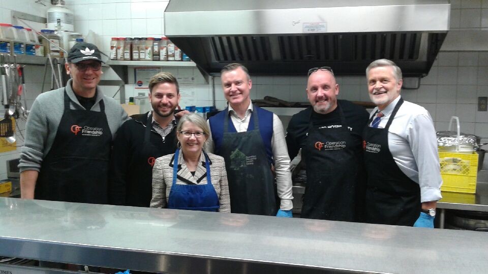 OFSS1969's tweet photo. What a wonderful Hotel Lunch yesterday with the Hotel Association of Greater Edmotnon (HAGE) - @racerike and his team and our good friend @RobWilliamsCTV - we serve 213 seniors yesterday a nice hot meal on a very cold day @OFSS1969 #OFSS50years #yeghotels https://t.co/1txOwn4Ojk
