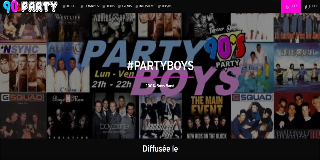 Love the 90’s ? You can get everything from the 90’s with @90sParty. All the #Music from the #90s under the great #Domain name #DotRadio 👍 Listen to it here : 90sparty.radio