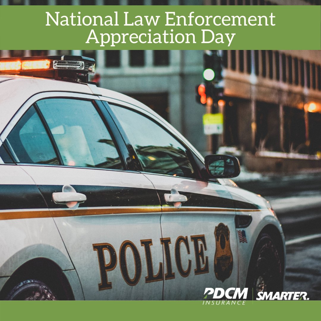 pdcmins's tweet photo. A day to take a moment to recognize many brave men and women who do a lot for us and for their communities! We appreciate you!

#pdcminsurance #pdcmsmarter #lawenforcementappreciationday https://t.co/n98ABB95SQ