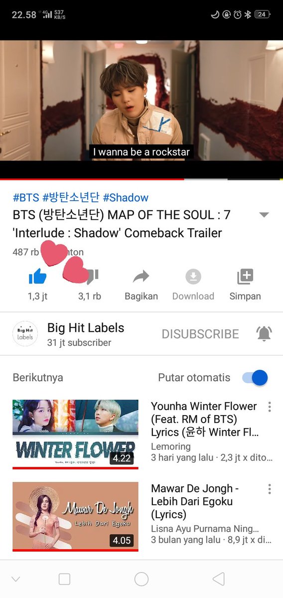 fiyangsh's tweet photo. NGEGASS YA KELEAN 😘
#ShadowisComing
#MAP_OF_THE_SOUL_7 https://t.co/ghH8wlZN2t