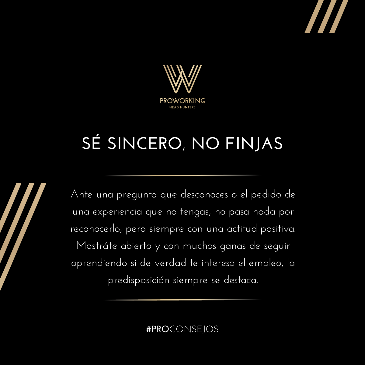 ProWorkingpy's tweet image. Te dejamos un consejo clave para sobresalir en una entrevista 🙌 📝 

La honestidad es un gran aliado para cumplir con cualquier requisito. Se trata de ser capaz de reconocer nuestras debilidades y estar dispuesto a nuevos aprendizajes 😉

#ProConsejos #ProworkingPy ✅