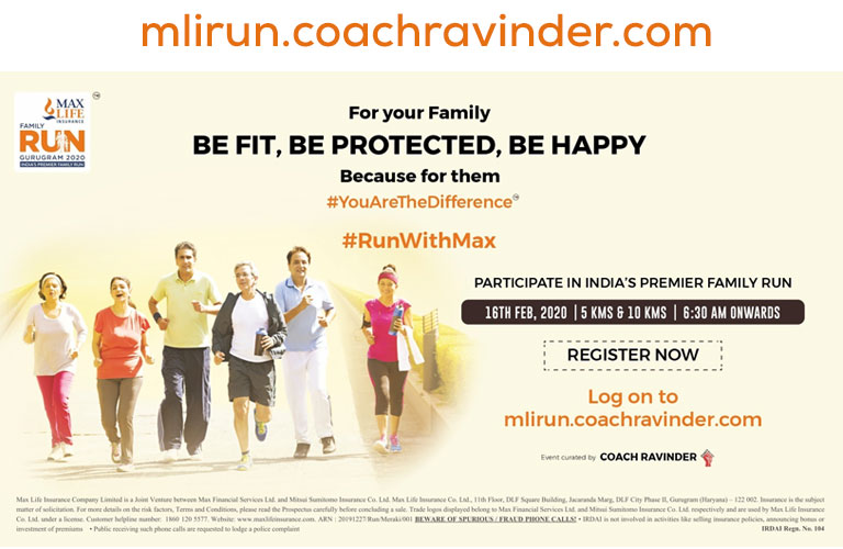 gurugraminfocom's tweet photo. Don't miss out on 50% Early Bird Discount!

Max Life Insurance Family Run, Gurugram 2020

Register Now: https://t.co/7sVEIpwb7B

#runwithmax
#gurugram
#gurugramrun
#coachravinder
#gurugraminfo
#sundayrun
#familyrun https://t.co/zPJAnoLiLg