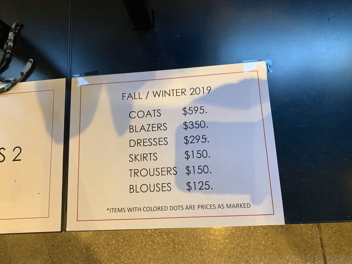 ny_samplesale's tweet photo. Checked #Altuzarra sample sale. Rate4/5. One of my favorite sales of year. Same price like last year and more selections. Lots of this season’s collections and bags. Many  people are here already. @233broadway https://t.co/YTOc2X4ypR