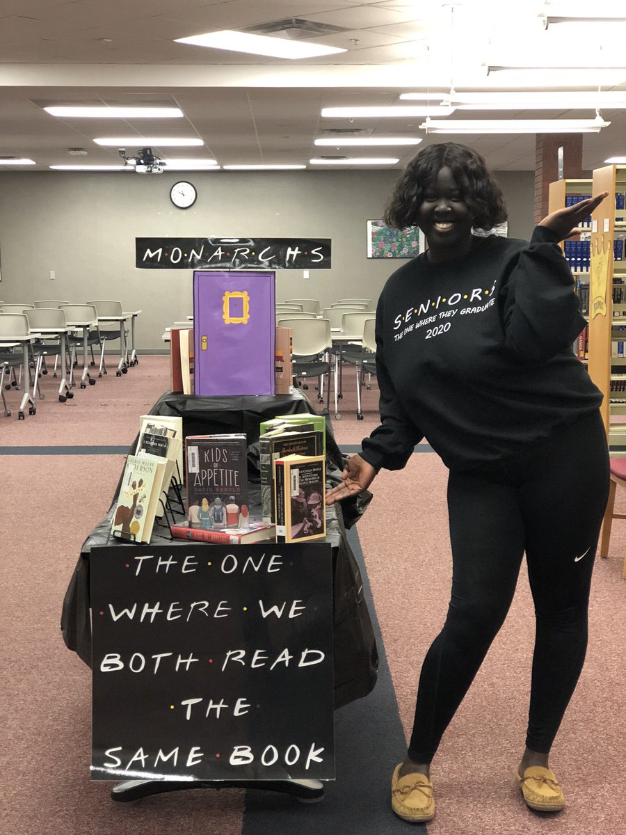 monarchsread's tweet photo. Hey @Monarchs_STUCO check out our newest display, The One Where We Read The Same Book! #friends #theonewherewegraduate #readabooktogether
@PLPulse https://t.co/wEYiSpowQZ