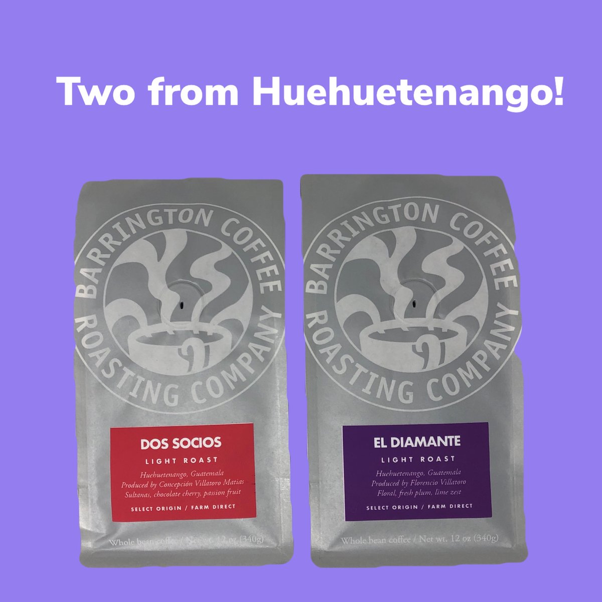 Two beautiful light roast Guatemalan coffees from Huehuetenango!

barringtoncoffee.com