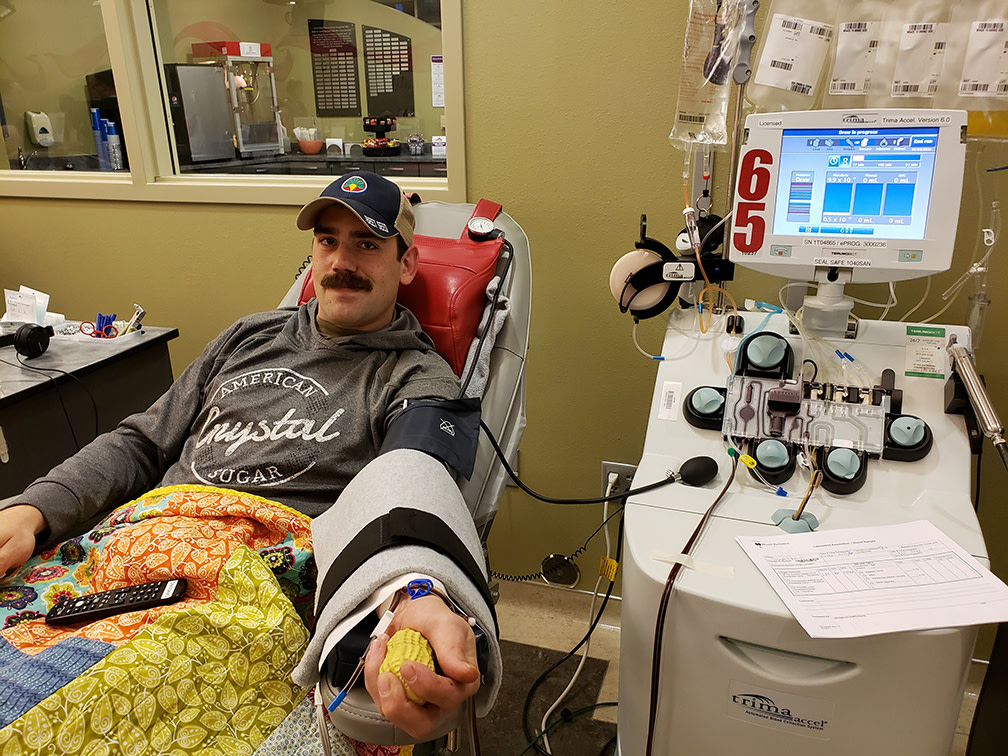 Joe Pikarski, a Shift Admin at #CrystalSugarCo in Hillsboro, has donated 17 gallons of blood over time!

“I started donating in high school after my grandfather had a triple bypass...If it wasn't for folks who donate, he may not have had the blood he needed.'

#BloodDonorMonth