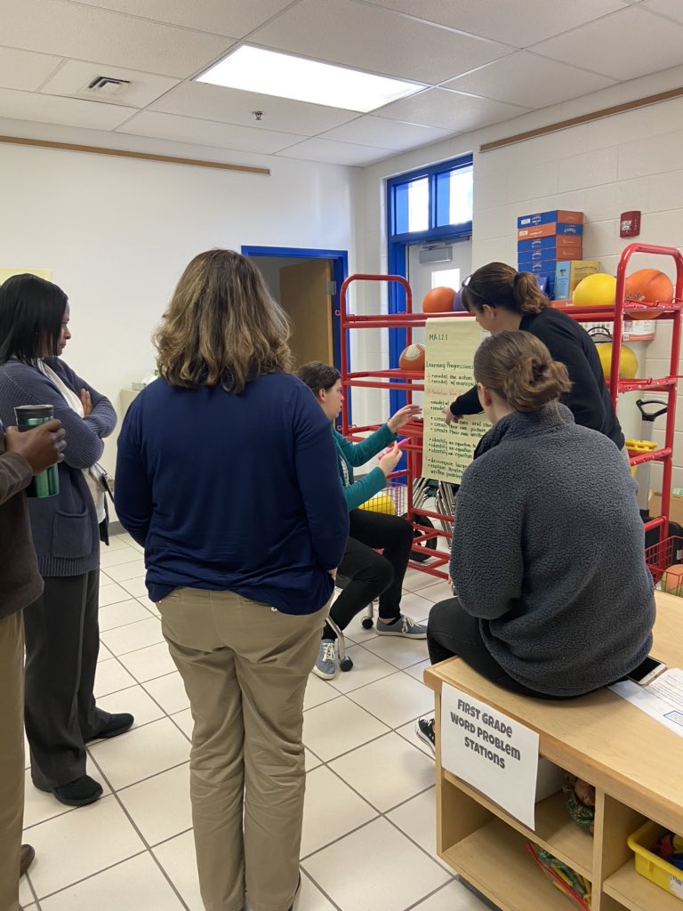 kAteach81's tweet image. First grade teachers digging deep into the curriculum and small group instruction in PLC! @dspringses @B4wdfocused @HinesAli @VBMathRocks @VBTitleI #successcriteria #learningprogression #RippleEffect #PLC