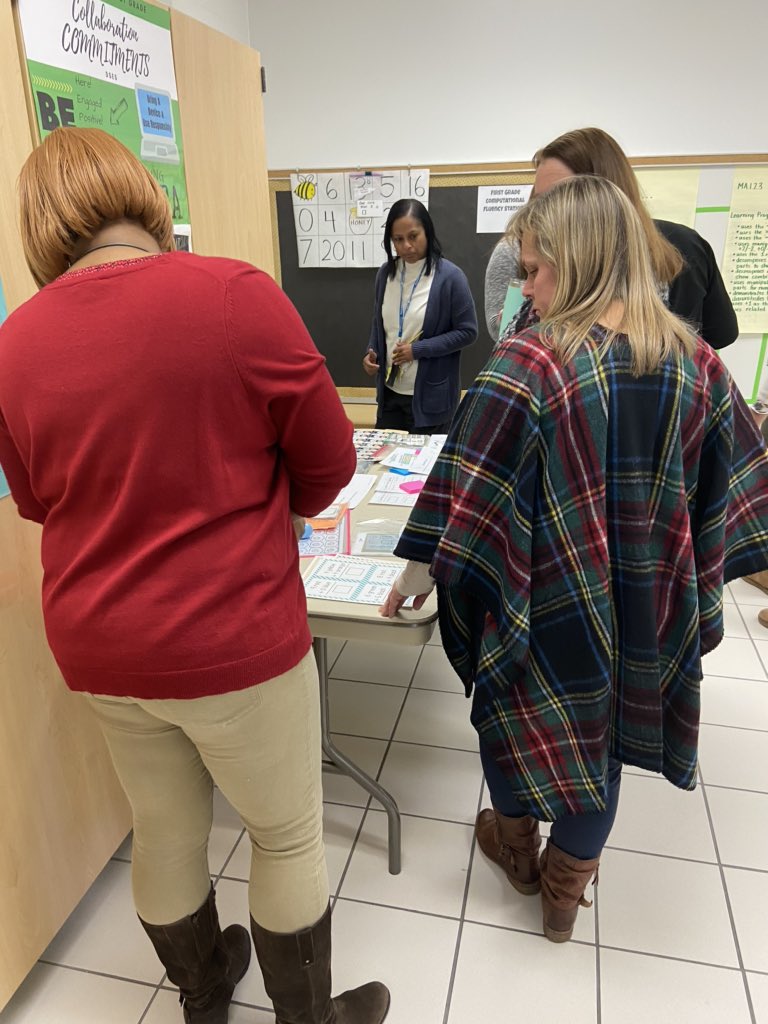 kAteach81's tweet image. First grade teachers digging deep into the curriculum and small group instruction in PLC! @dspringses @B4wdfocused @HinesAli @VBMathRocks @VBTitleI #successcriteria #learningprogression #RippleEffect #PLC