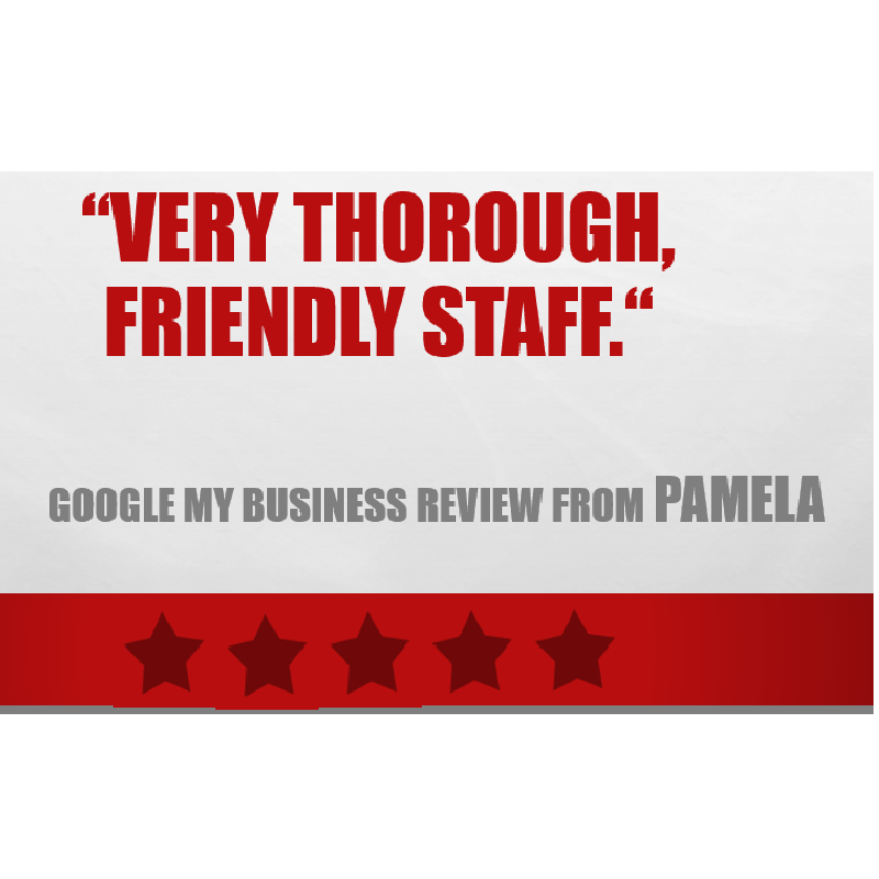 Pam, thank you for noticing our professional, friendly staff! I’ll definitely pass along the compliment!