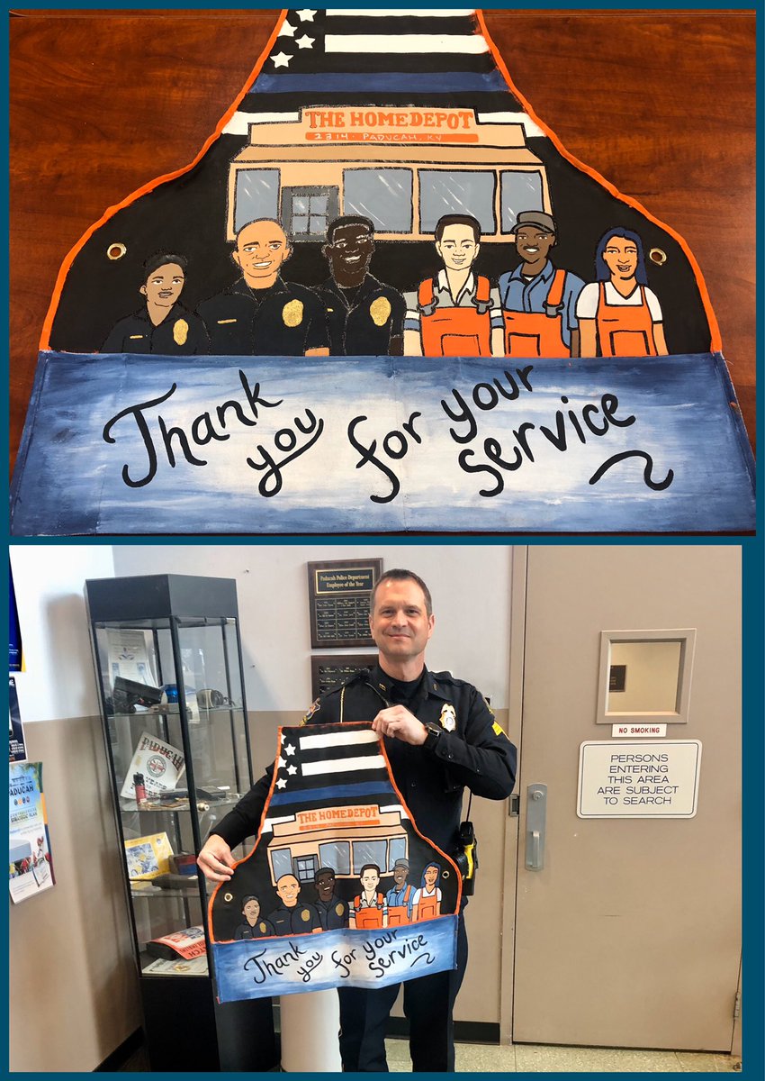 Special delivery ! breakfast /coffee along with a Thank you for your service apron to our local law enforcement!  We Appreciate every thing they do for our community! <a href="/jody_delicato/">Jody Delicato</a> <a href="/wayne2314/">Wayne Williams</a> <a href="/RobD250/">Rob Dyer</a> @AmandaW2314 <a href="/RisleyJeff/">Jeff Risley</a>