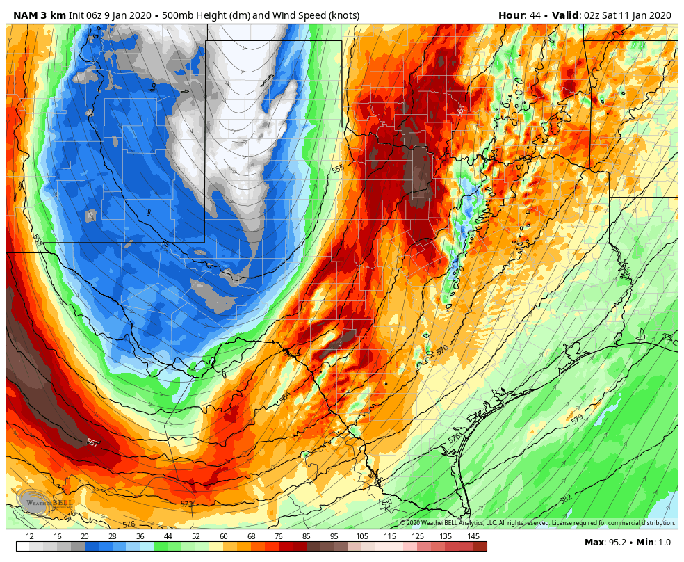 Diffluence Very concerned about the threat for damaging severe weather tomorrow ...