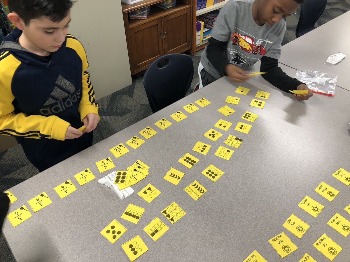 e_barchers's tweet photo. Learning different ways to express fractions. @latanya_frankli @HMC1Proud @HMC1MeYouUs @HMC1Together #HMC1STEAM/PBL https://t.co/Am3ZT0KEbL
