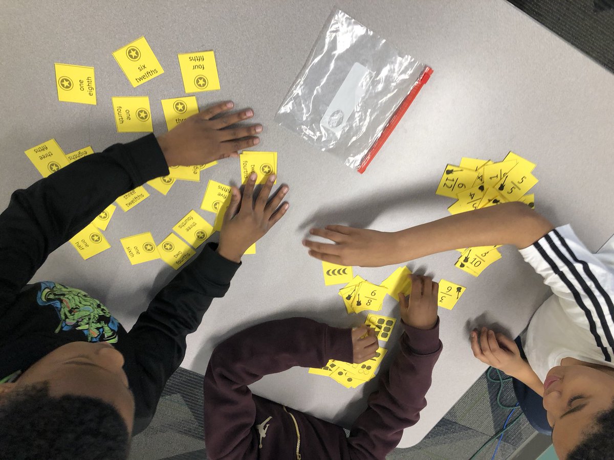 e_barchers's tweet photo. Learning different ways to express fractions. @latanya_frankli @HMC1Proud @HMC1MeYouUs @HMC1Together #HMC1STEAM/PBL https://t.co/Am3ZT0KEbL